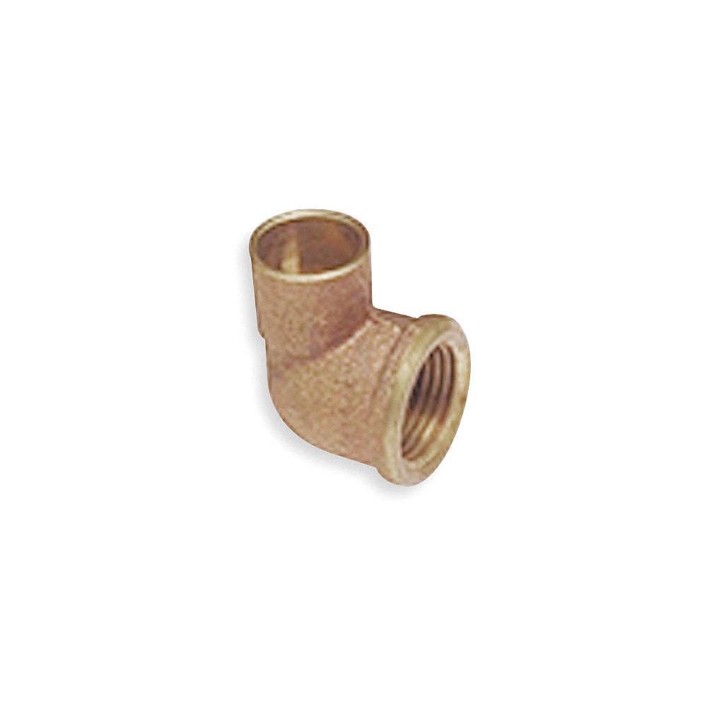 NIBCO U7073 1/2 Elbow,90 Deg.,Cast Copper,1/2",CxFNPT 5P150