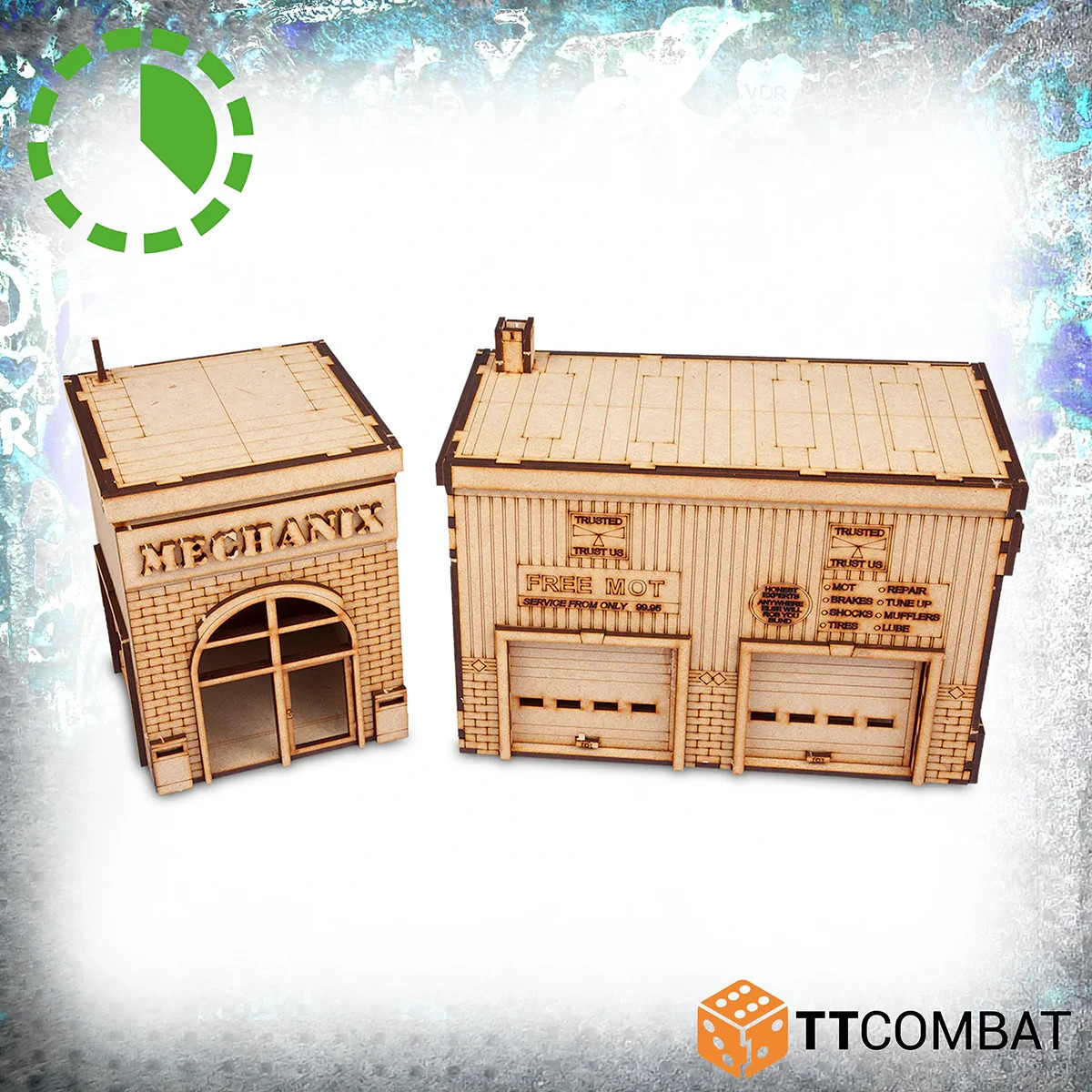 TTCombat TTSCW-DCS-059 Mechanix (City Streets) Garage Building Terrain Kit