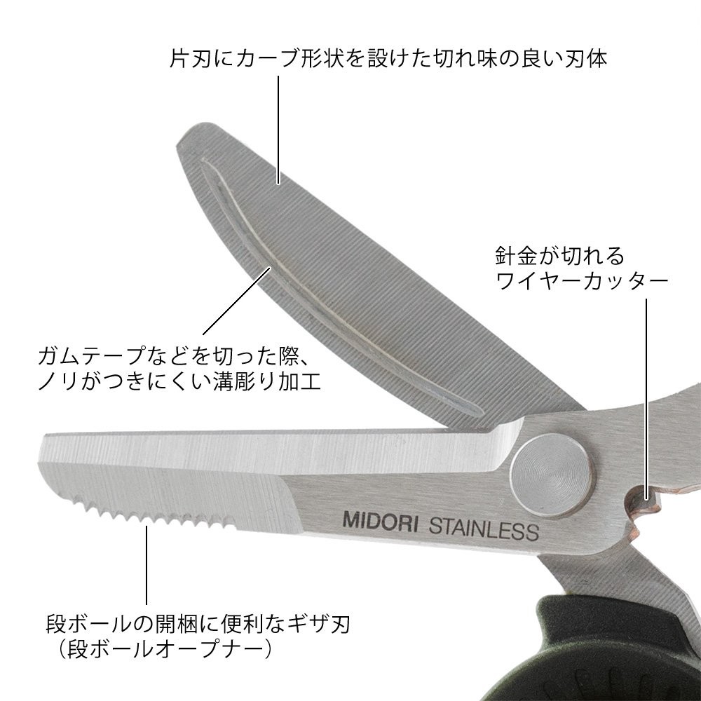 Compact Durable Scissors, Portable Multi, Black 49858006
