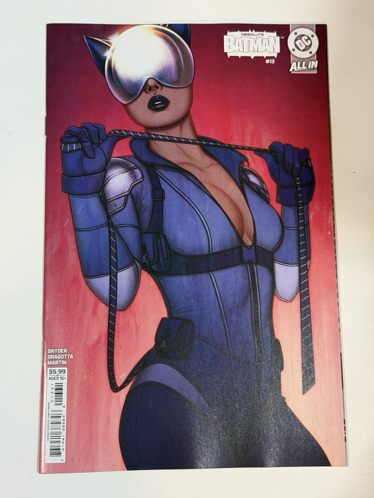 Absolute Batman 13 Frison Cover Art Catwoman First Appearance Harley Quinn NM