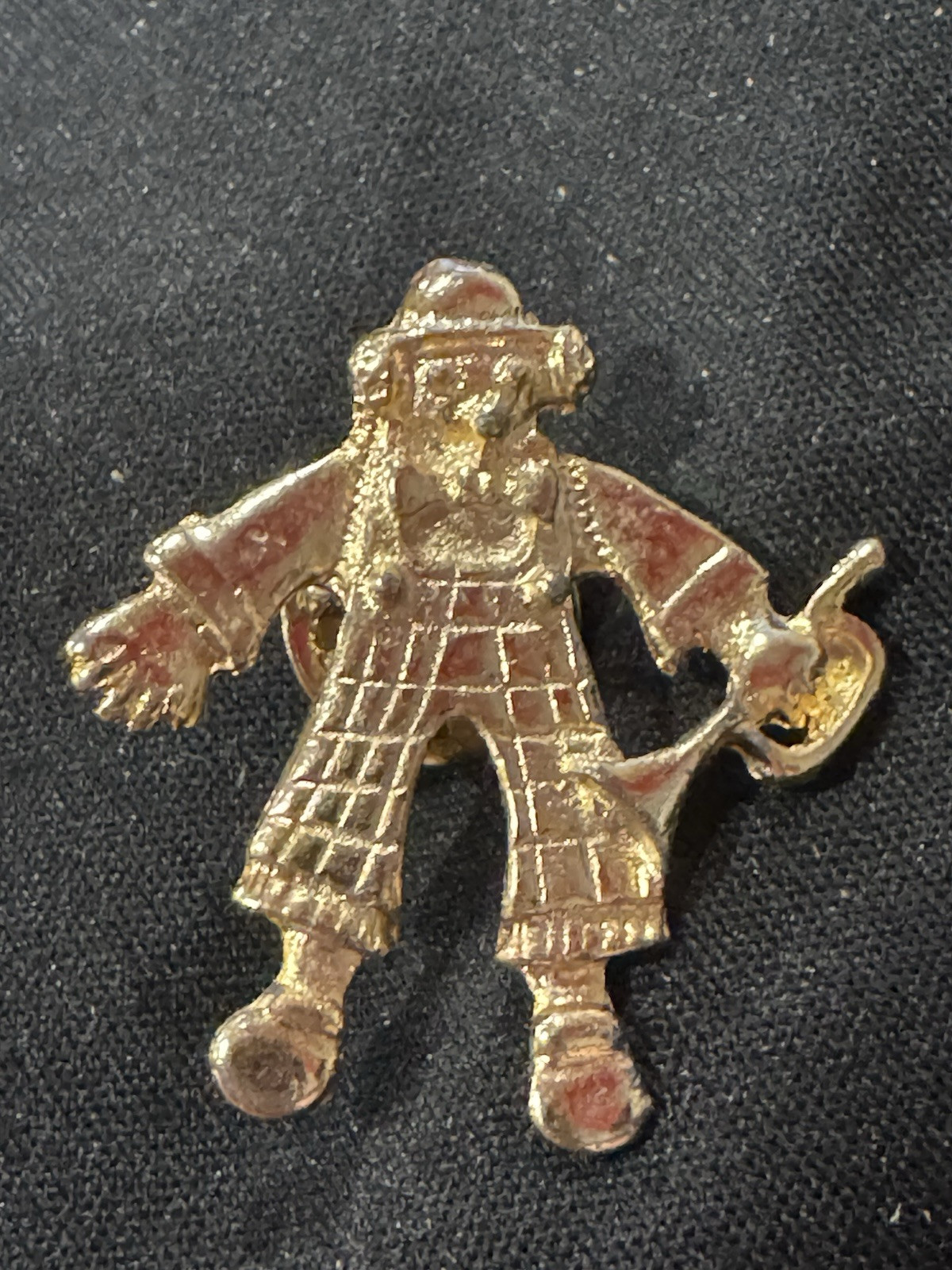 vintage scarecrow pin Brooch