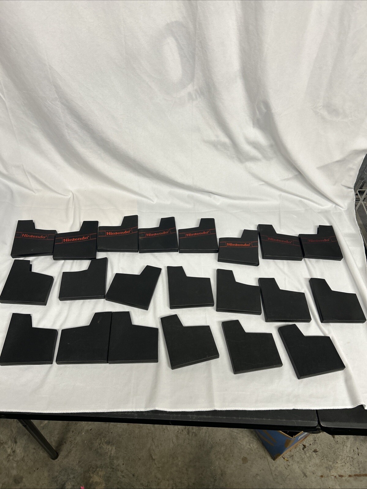 Nintendo NES Cartridge Dust Covers Sleeves Lot Of 21 (8) OEM (13) Not Nintendo