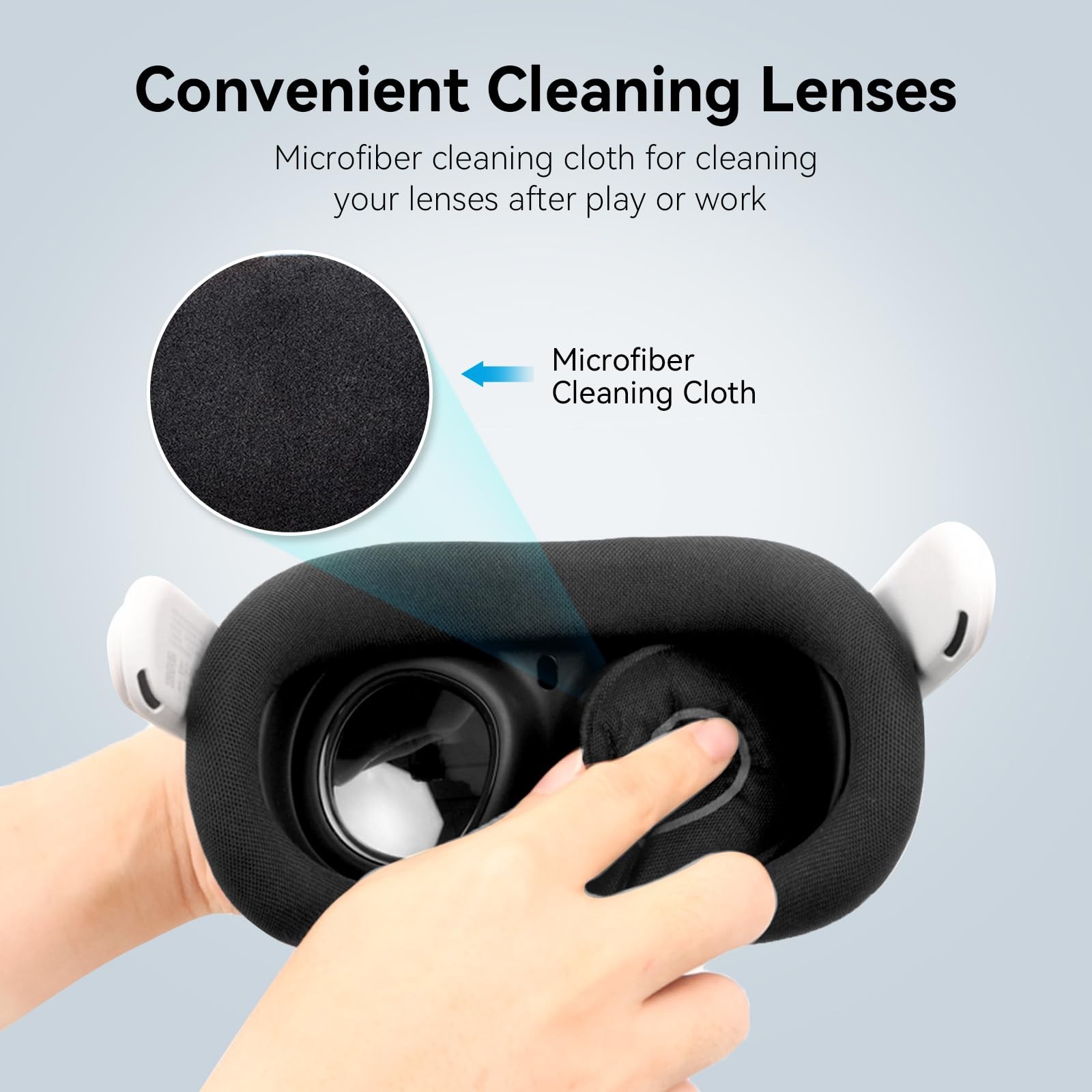 Lens Protector Cover Compatible with Meta Quest 3s, Quest 3/2/1, Vision Pro, ...