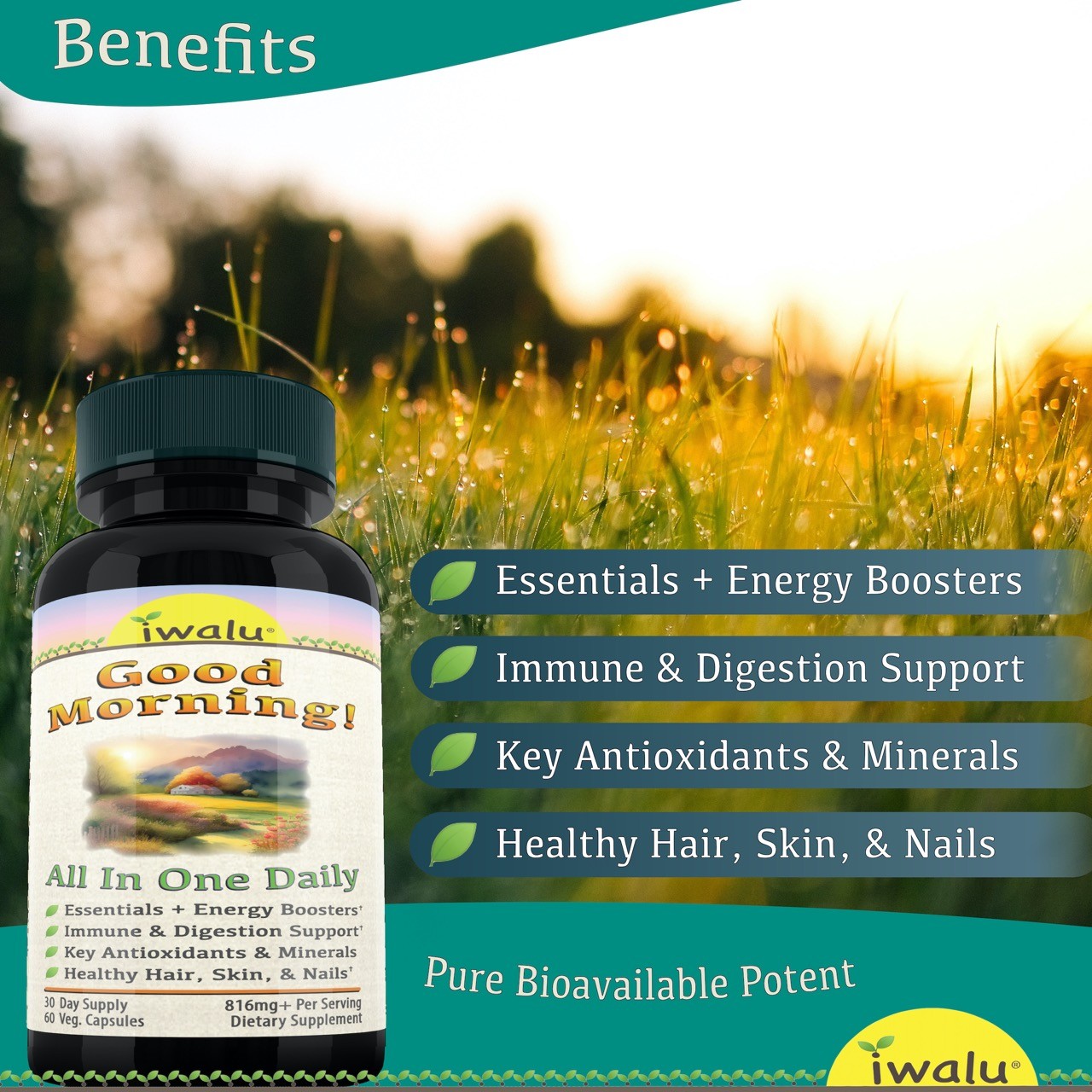 Best Multivitamin For Women Over 50, IWALU (Official) *FAST FREE SHIPPING
