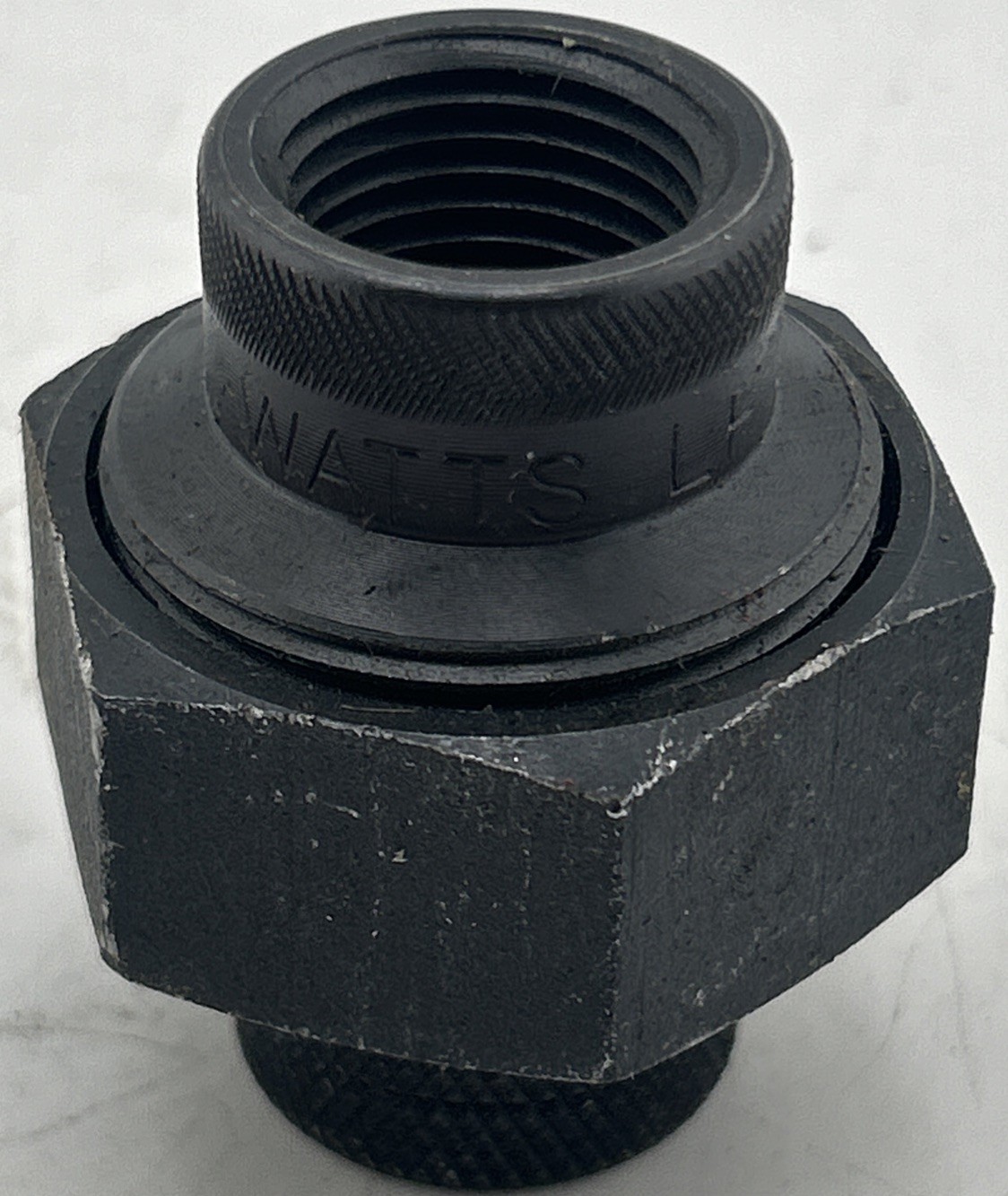 Watts LF3006 3/4" 0821787, Dielectric Union, FIPxFIP, Black Steel, Gas Service