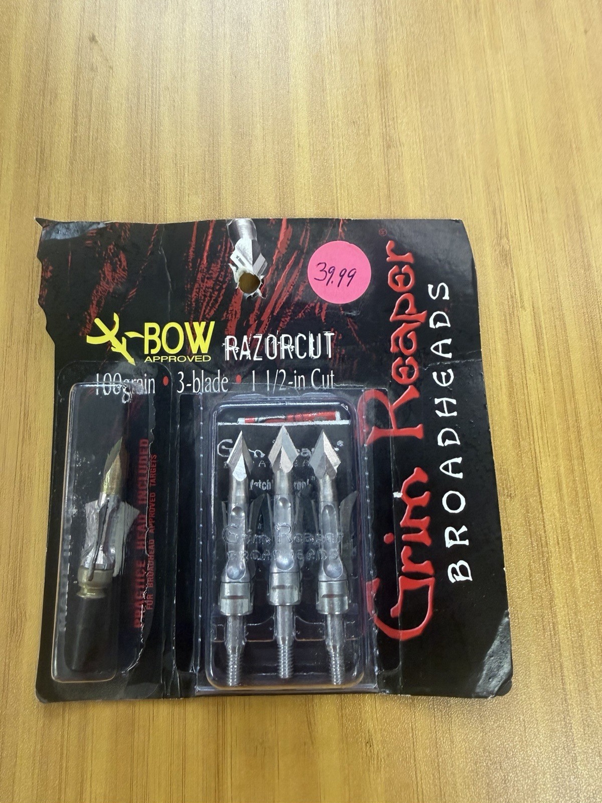 Grim Reaper Razorcut SS Crossbow Braodheads - 100gr. - 3 blade - 3pk - 1873