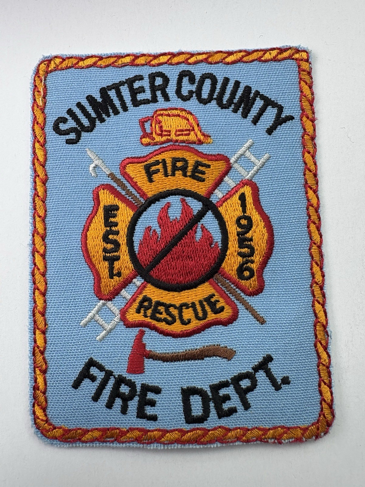 Sumter County South Carolina Fire Rescue Patch