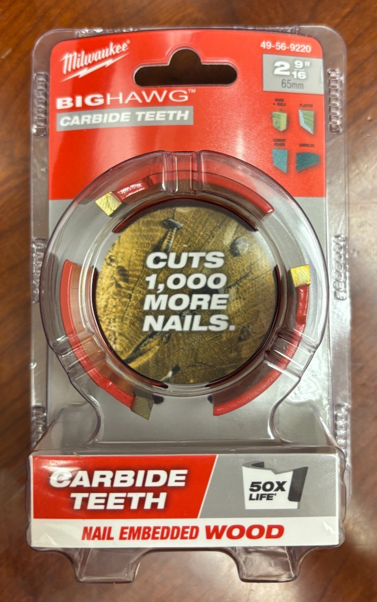 Milwaukee 49-56-9220 2-9/16" Big Hawg with Carbide Teeth