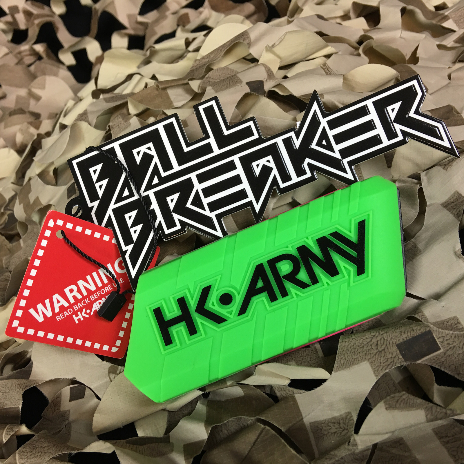 NEW HK Army Ball Breaker 2.0 Barrel Cover Sock Plug Condom - Neon Green/Black