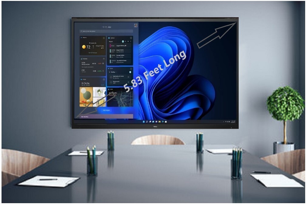 Dell 70" Interactive Whiteboard _ Smart Board for office and classroom