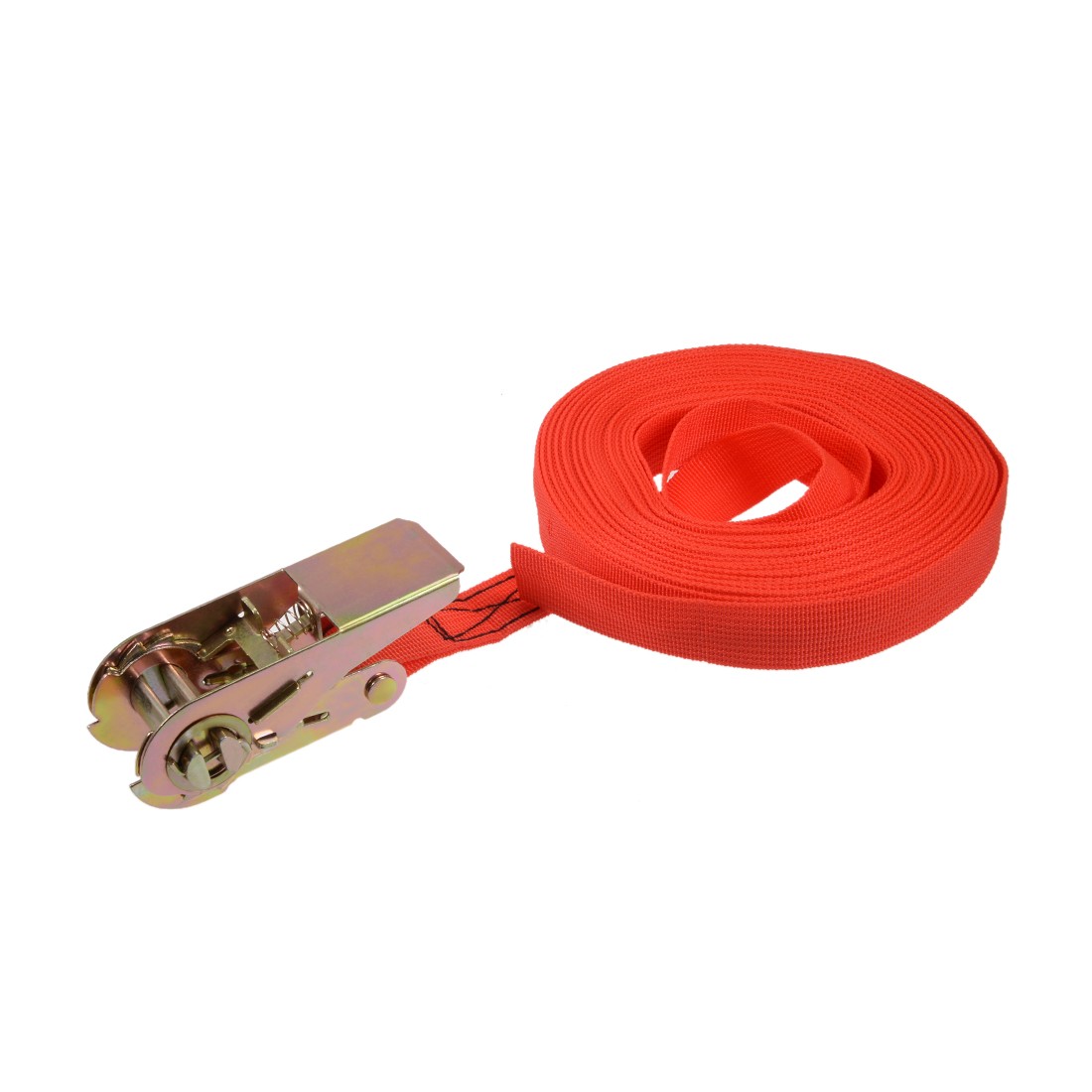 10M x 25mm Ratchet Tie Down Strap Cargo Lashing Straps Up to 250Kg, Red