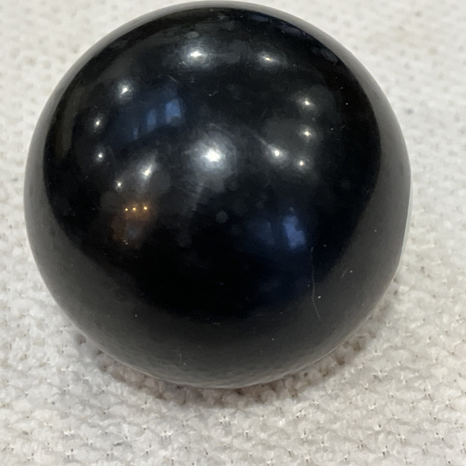 Vtg Billiard Ball Pool #8 Black Solid Replacement Aprox. 2 1/4"