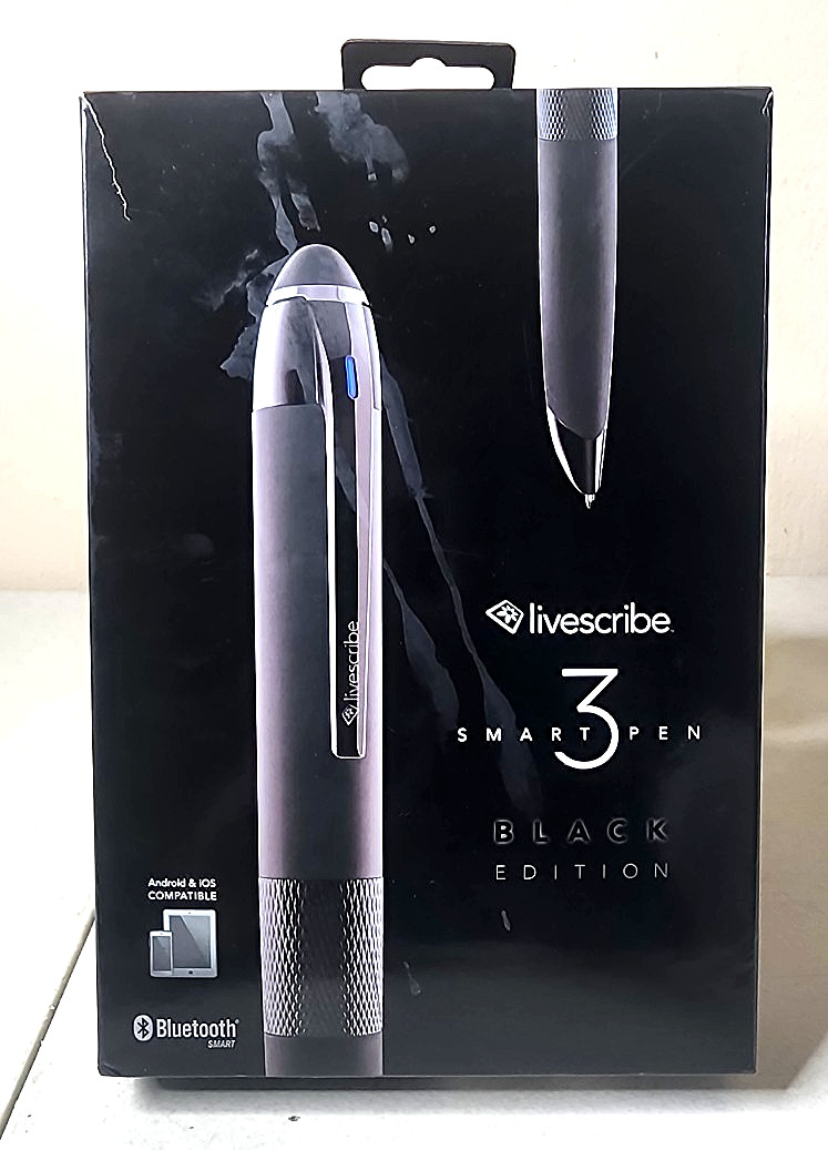 Livescribe 3 Smartpen Black Edition Smart Pen in Original Box