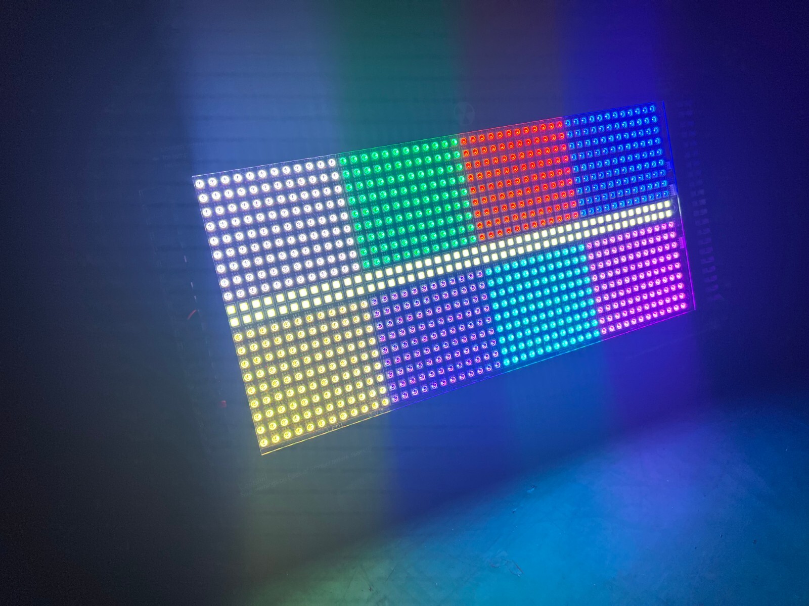 US Atomic 1000W strobeFull Color LED Strobe Lights Bar 8+8 Flash Strobo Lights