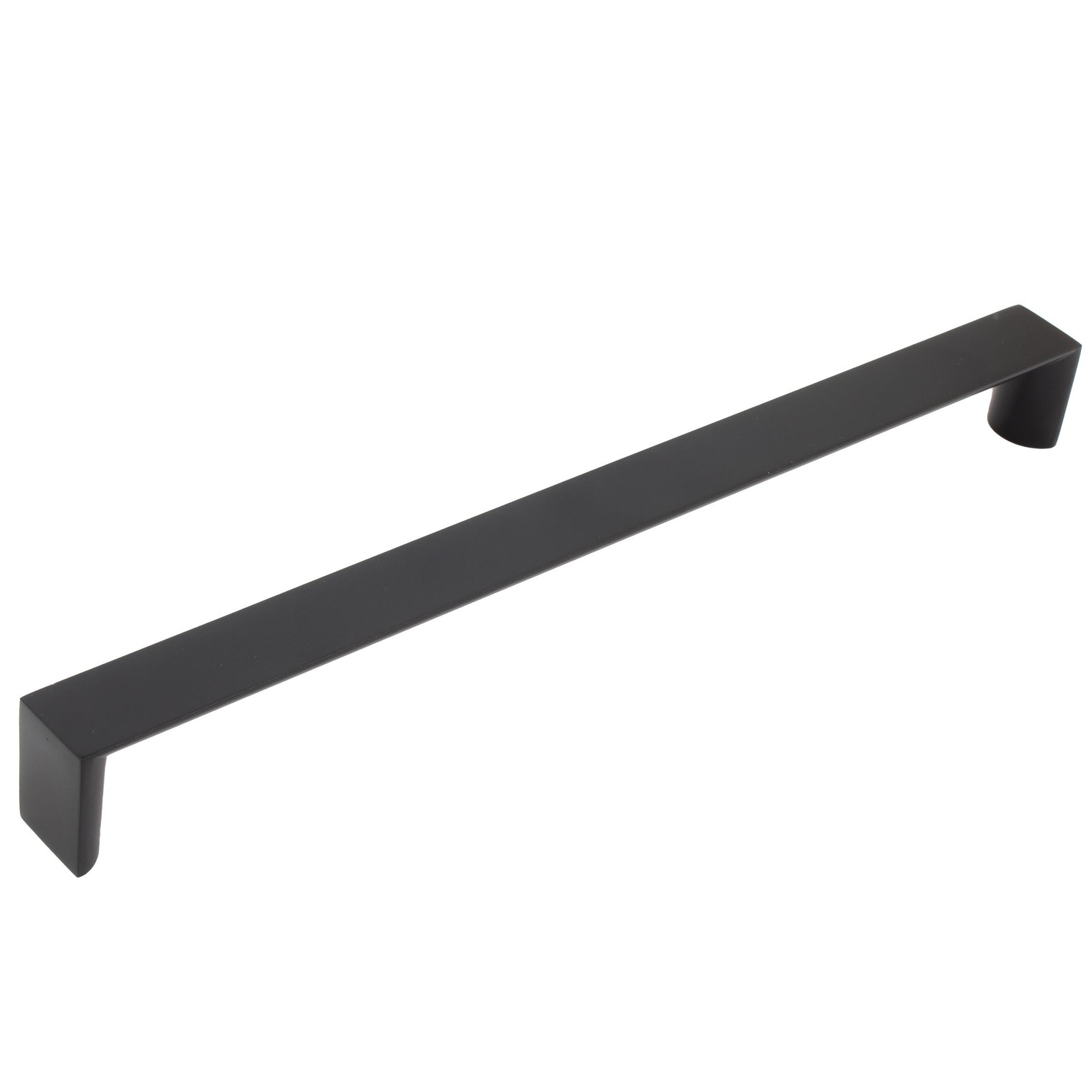 Plateau Cabinet Pull, 256 Millimeters, Matte Black by Stone Harbor Hardware