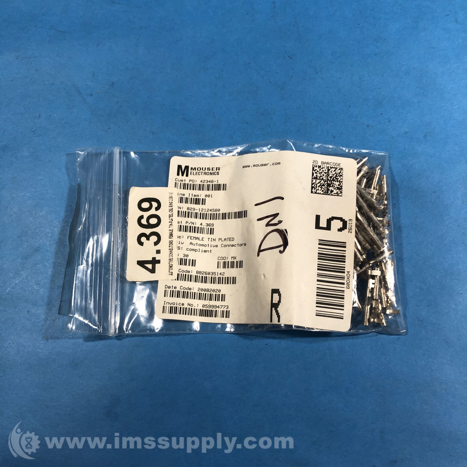 Aptiv 829-12124580 Bag of 30 Automotive Connectors 5159