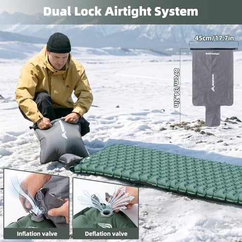 Sleeping Pad for Camping Ultralight Insulated Inflatable Camping Sleeping Mat