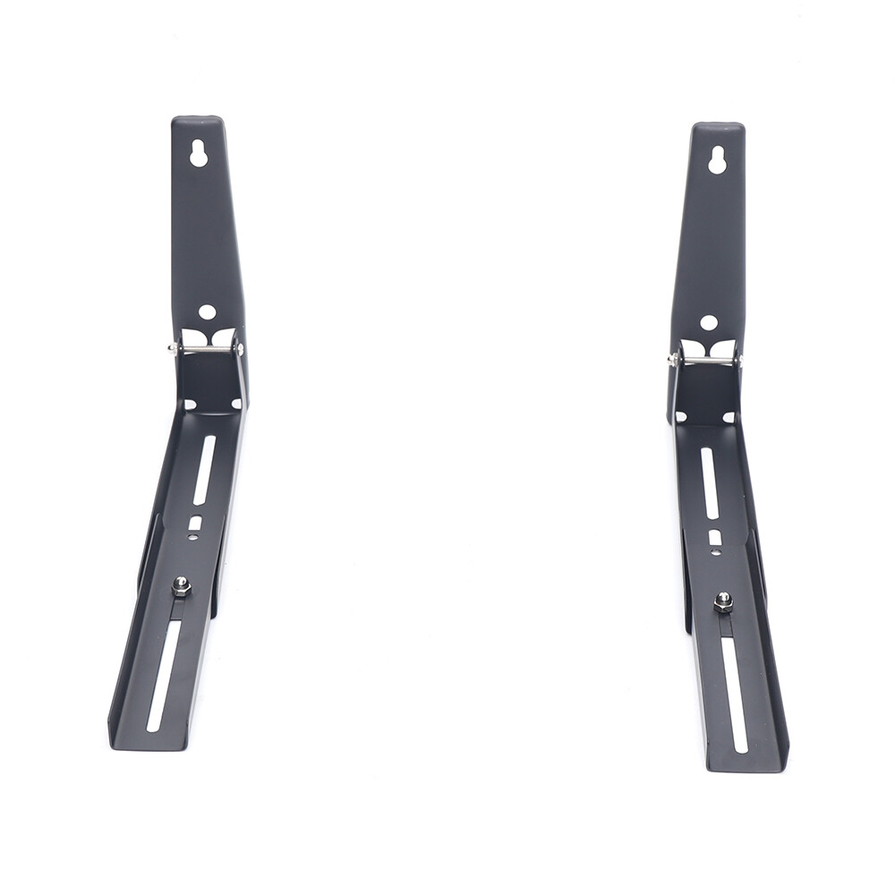 2-Pack Foldable Microwave Wall Mount Brackets Heavy-Duty 304 Stainless SteelUS