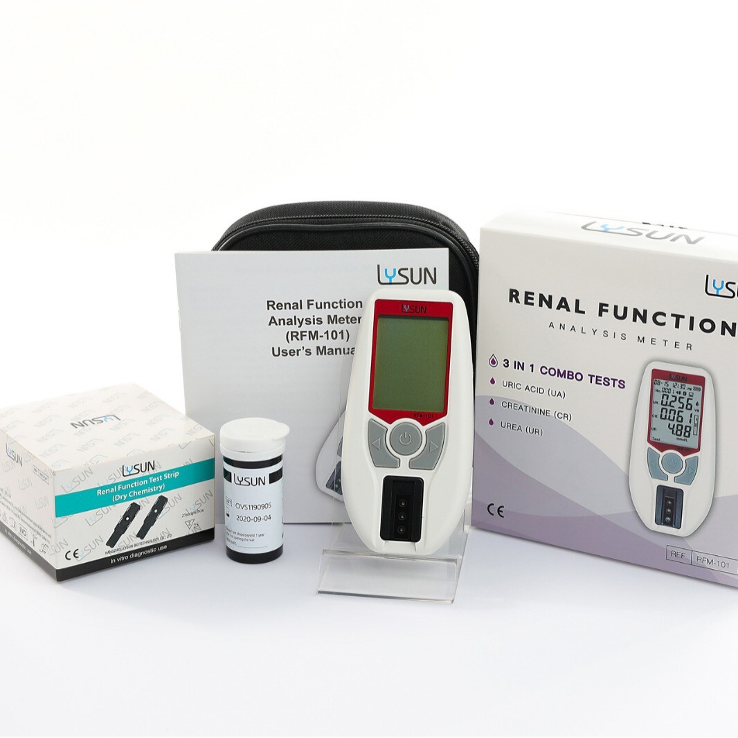 Wellness Monitor Test Creatinine & Urea & Uric Acid Meter Renal Analysis Tests
