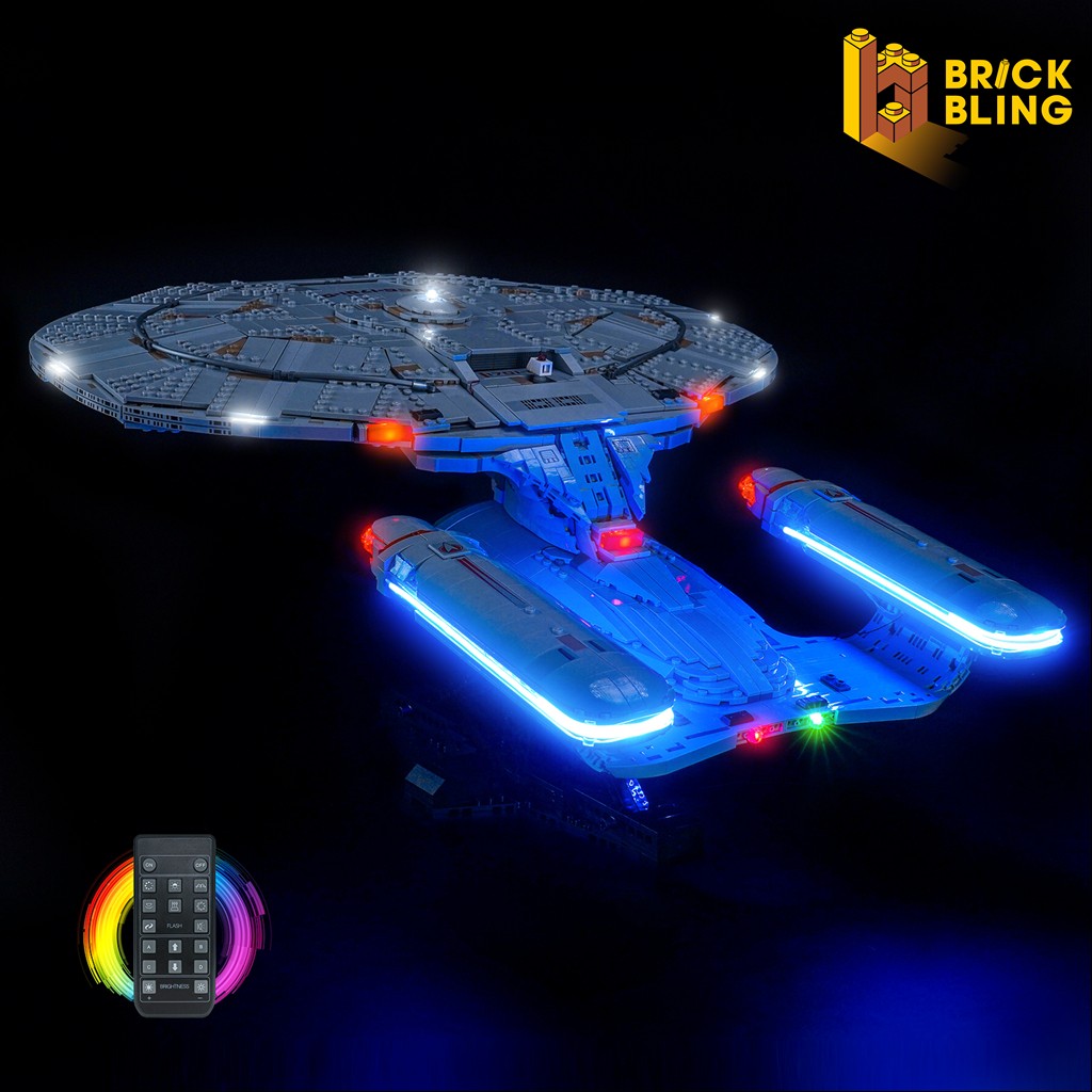 BrickBling LED for LEGO Star Trek: U.S.S. Enterprise NCC-1701-D 10356 (Remote)