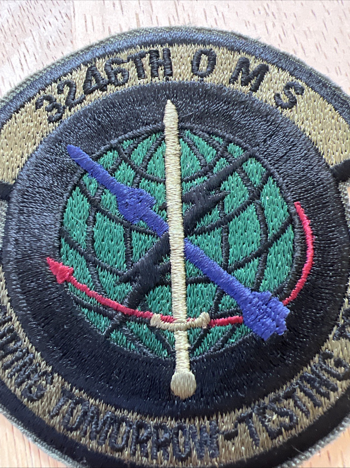 USAF 3246th Oms Ensuring Tomorrow Testing Today Patch