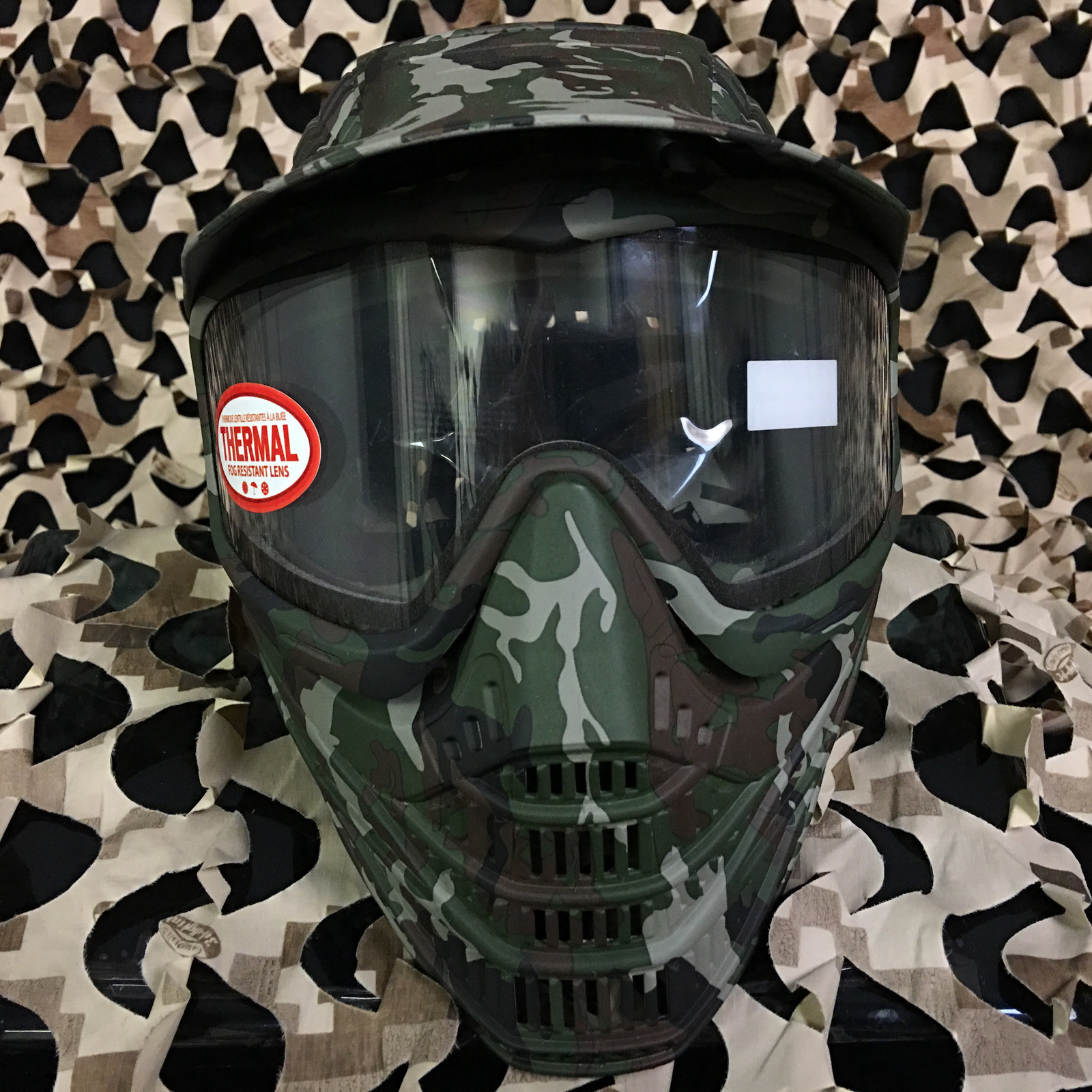 NEW JT Flex 8 Full Coverage Thermal Paintball Mask Helmet Goggle - Camo