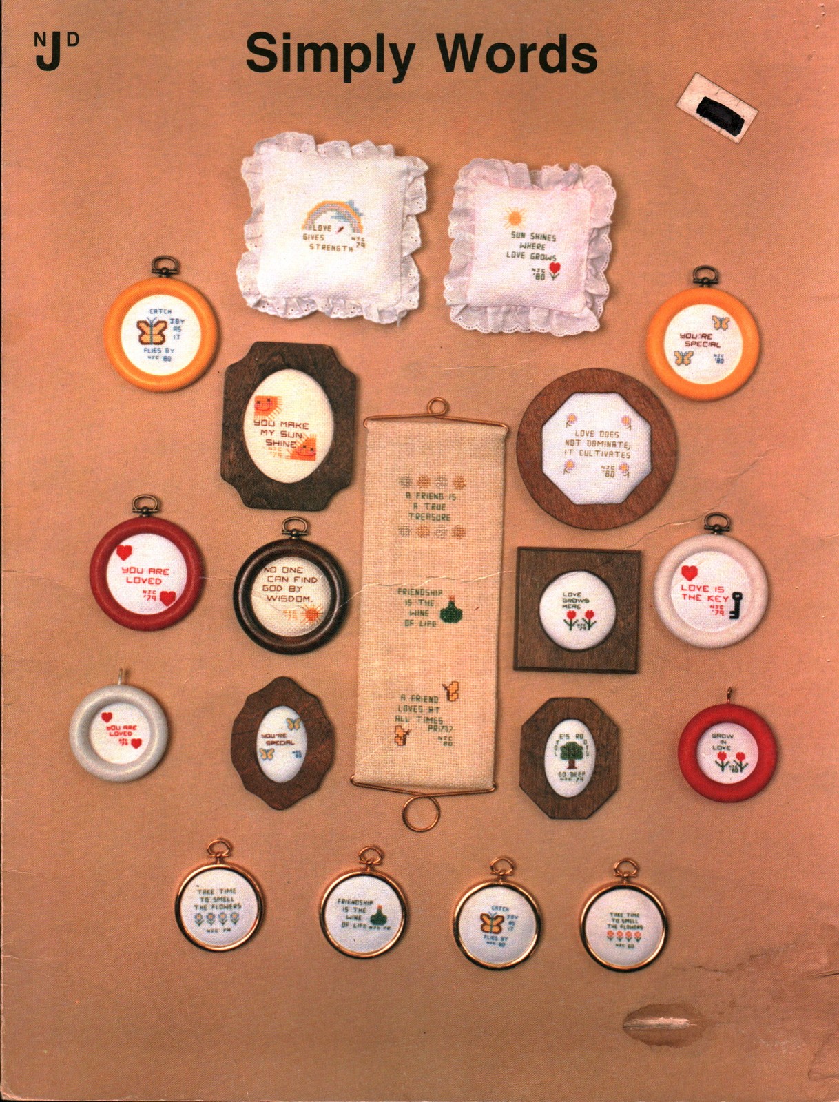 Simply Words Counted Cross Stitch | NJD Norma J Designs