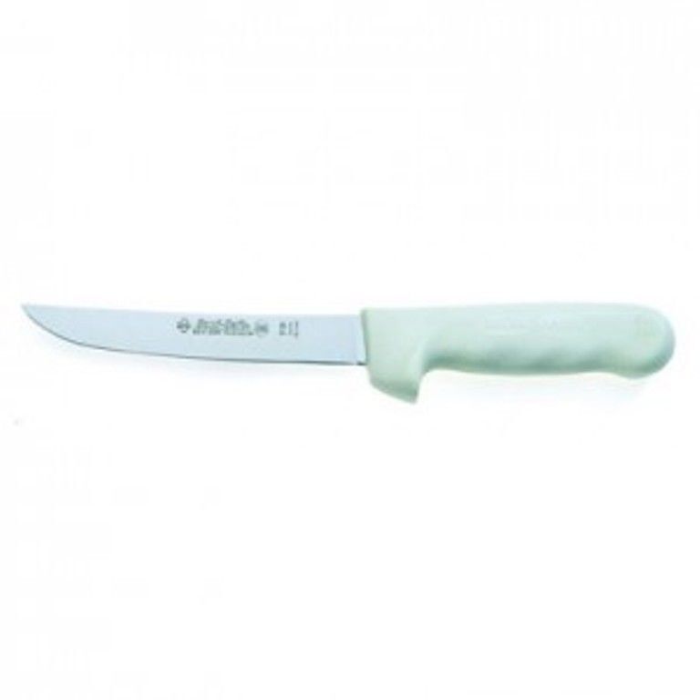 Posting Necropsy Knife 6" Stiff Narrow Boning White Polypropylene Handle
