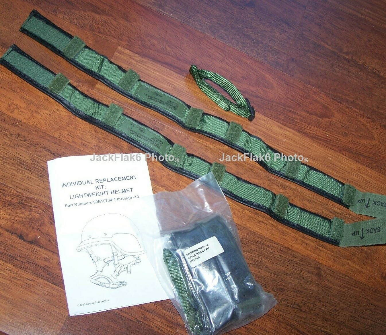 Helmet Liner Headband GENTEX Chin Cup Kit f LWH USMC Military PASGT Airsoft NEW