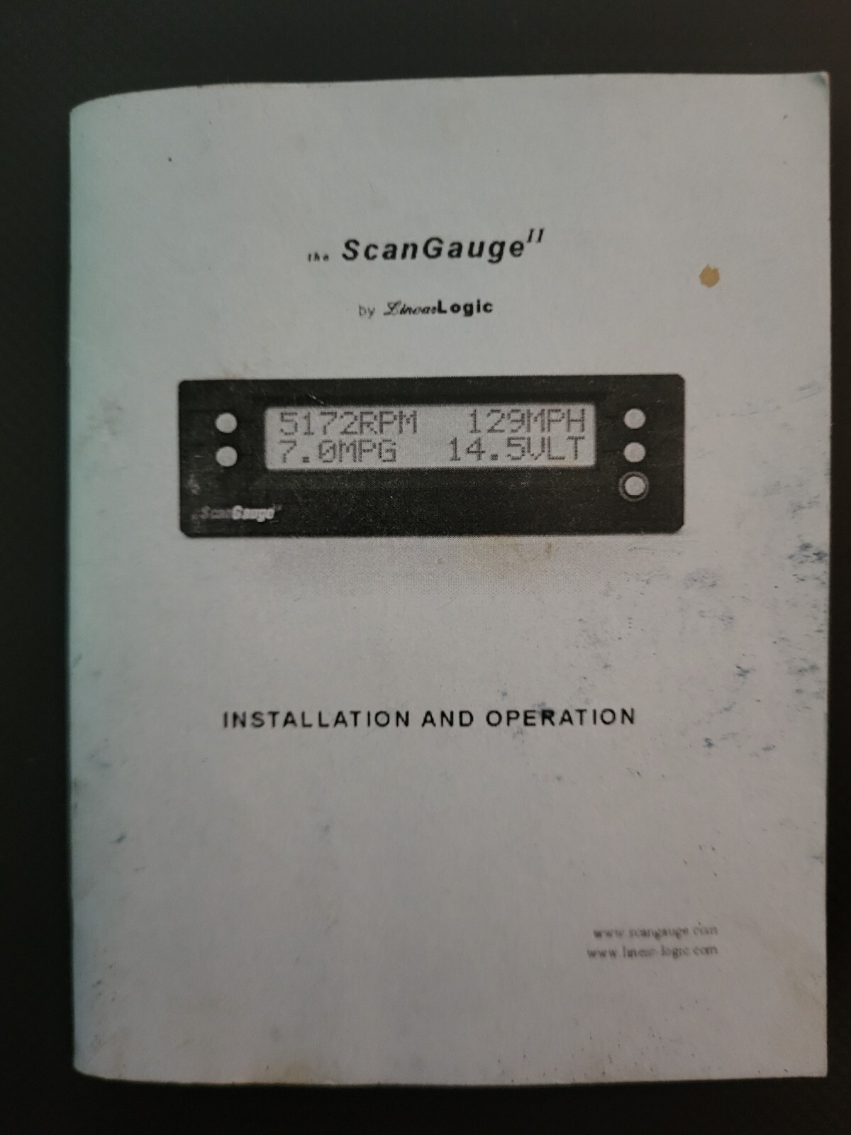 Scan Gauge II Original Users Manual