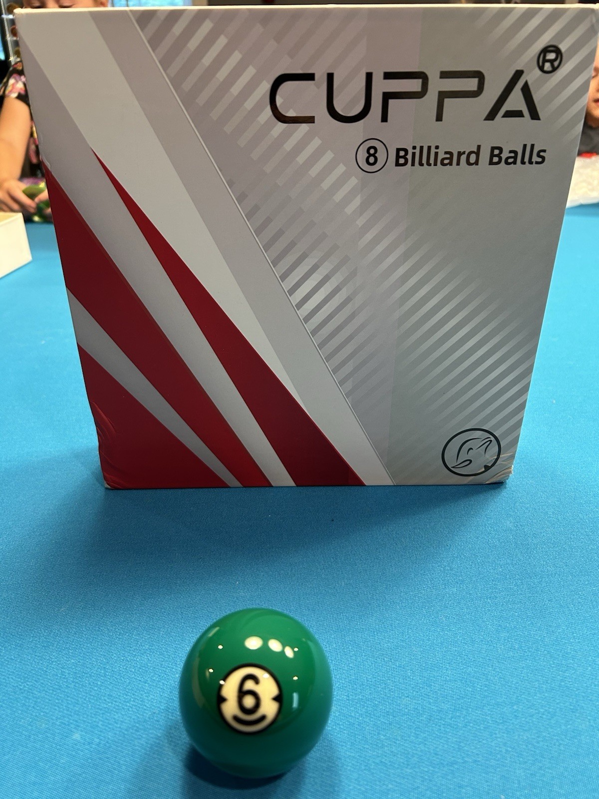 Cuppa Dolphin Design Individual Pool Ball 6 Ball