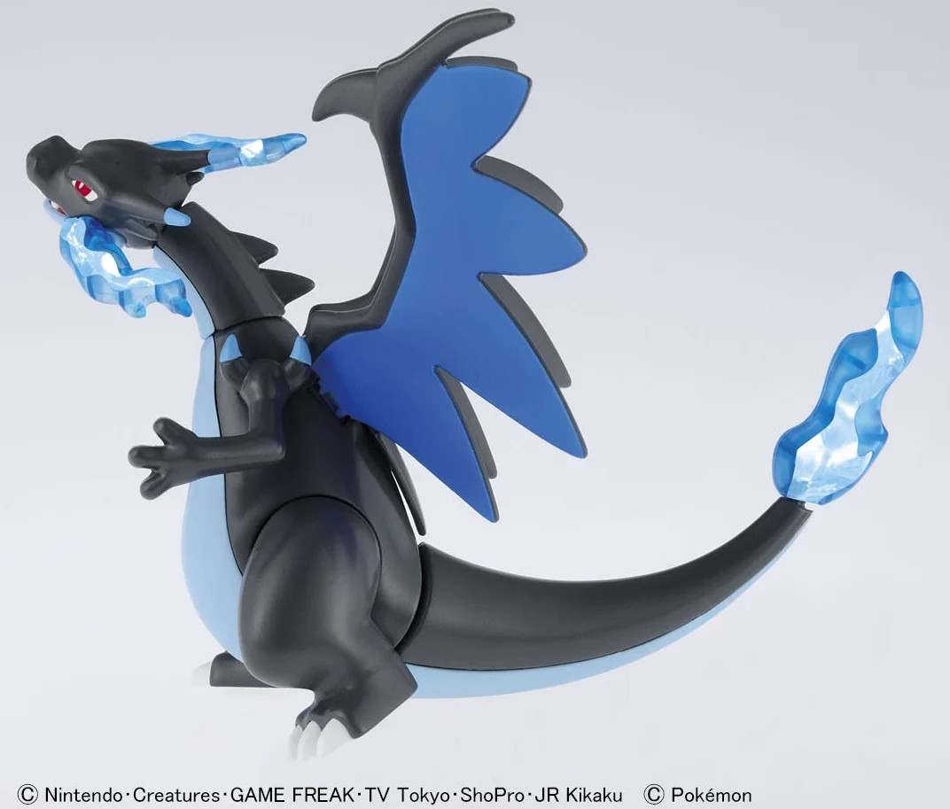 BAN2780771 Bandai #36 Mega Charizard X Pokémon Plastic Model Kit