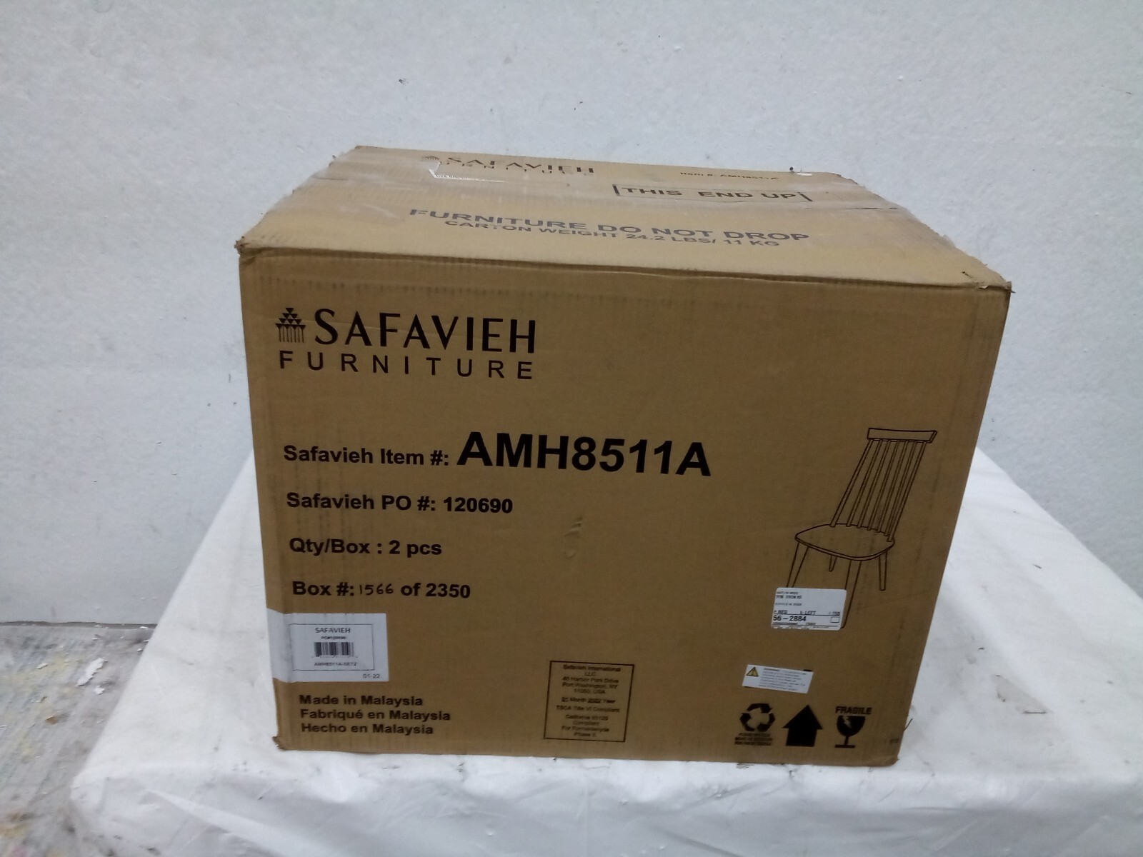 Safavieh Burris Side Chair, Reduced Price 2172714166 AMH8511A-SET2