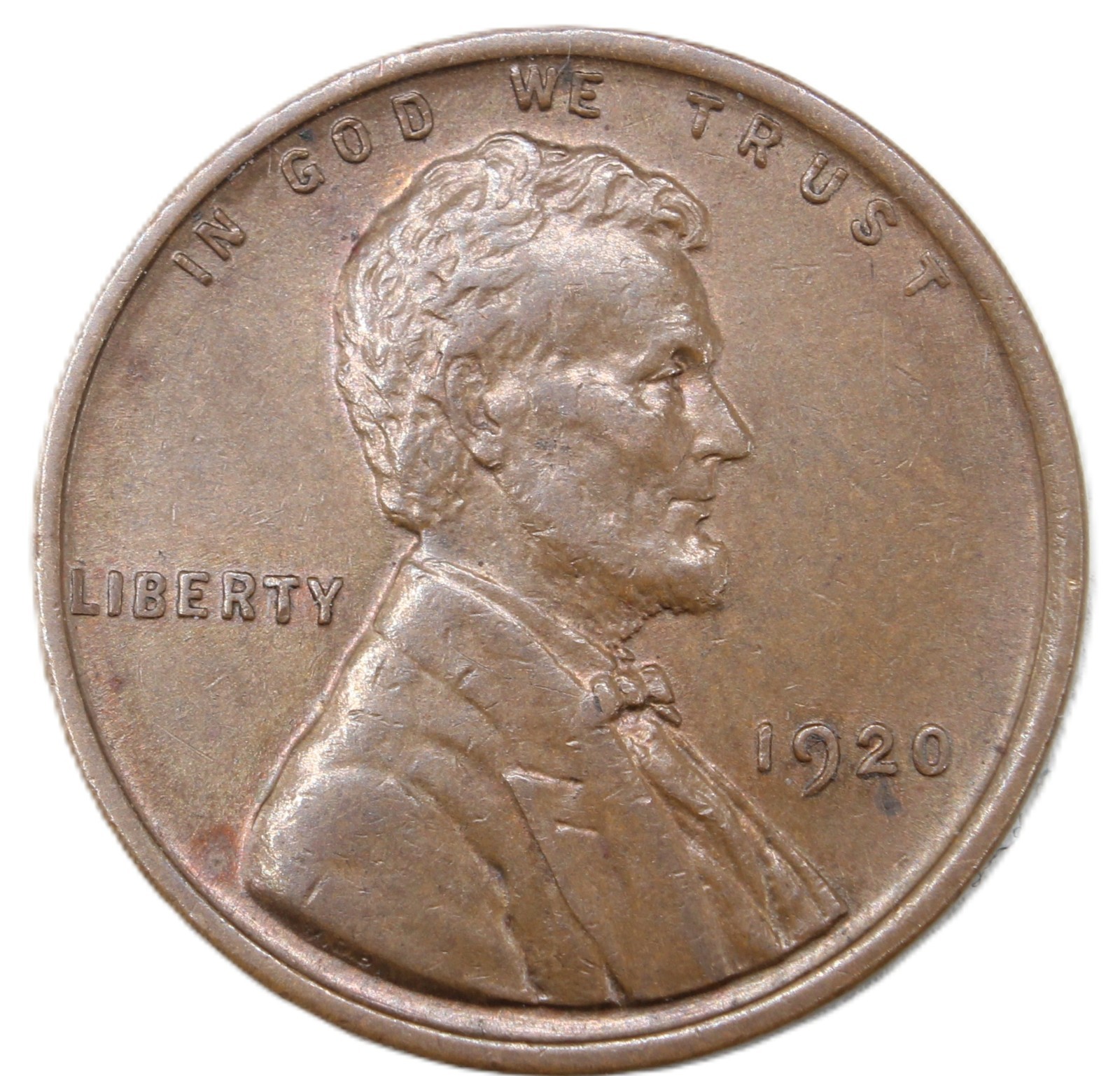 1920 1C BN Lincoln Cent- CHOICE AU / FREE SHIPPING- SMH-420