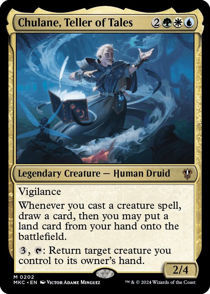 1x Chulane, Teller of Tales - Commander: Murders at Karlov Manor - NM  -  MTG