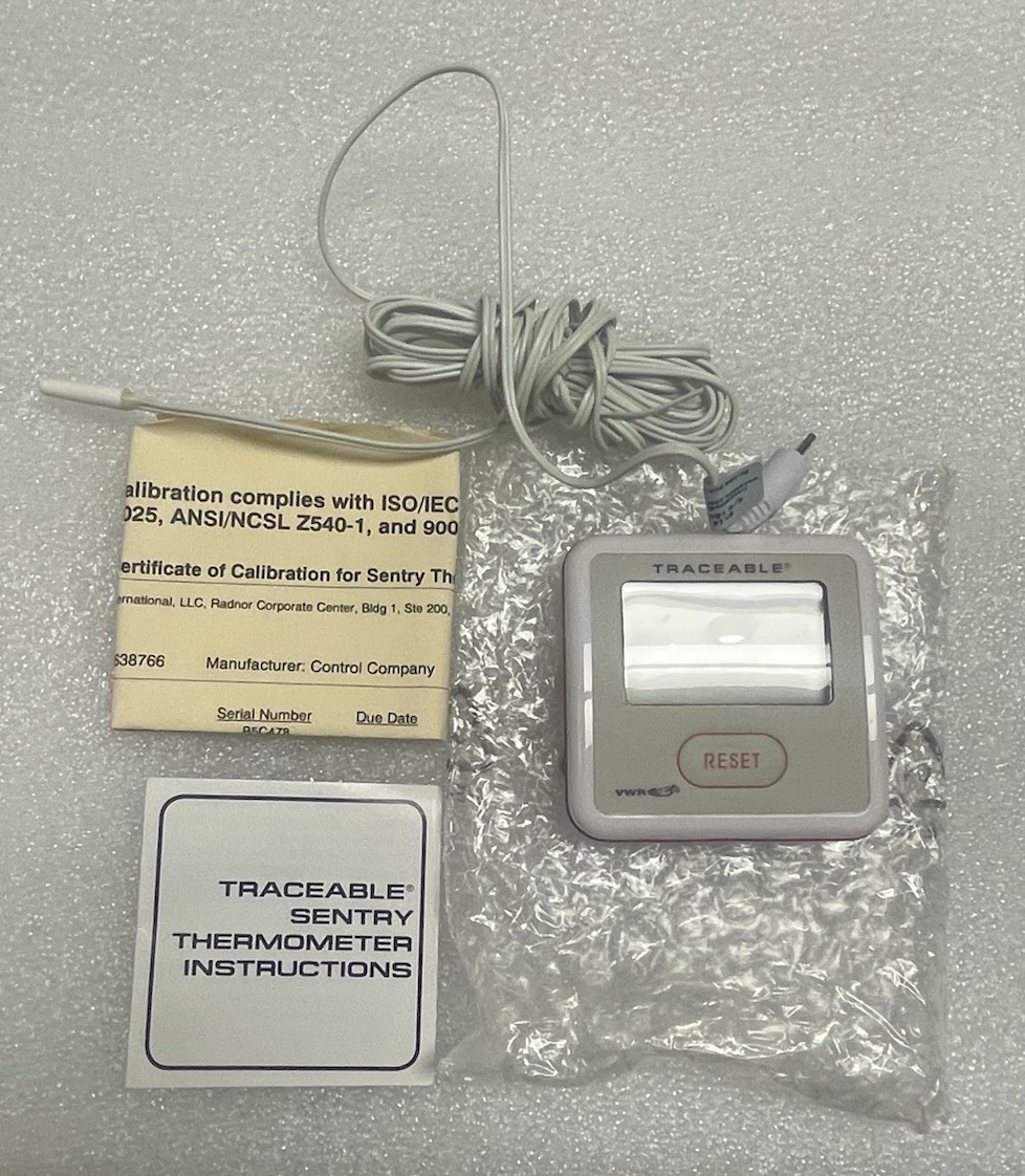 VWR 61161-289 Traceable Sentry Minimum/Maximum Memory Thermometers