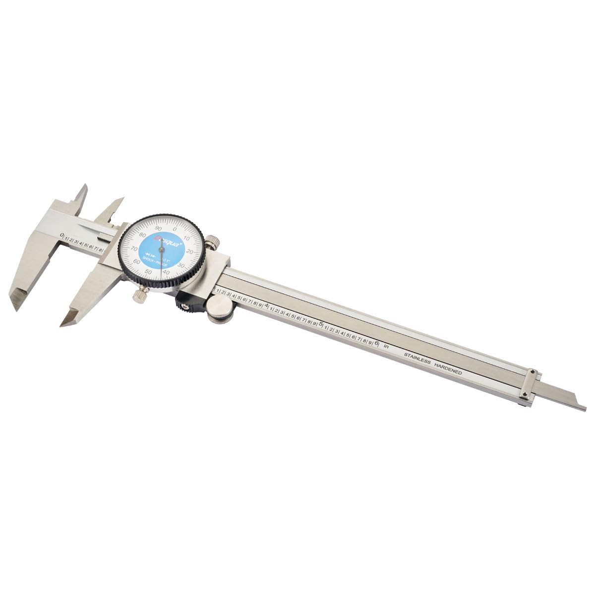 2210-8280 0-6" Stainless Steel Dial Caliper with Depth Gage
