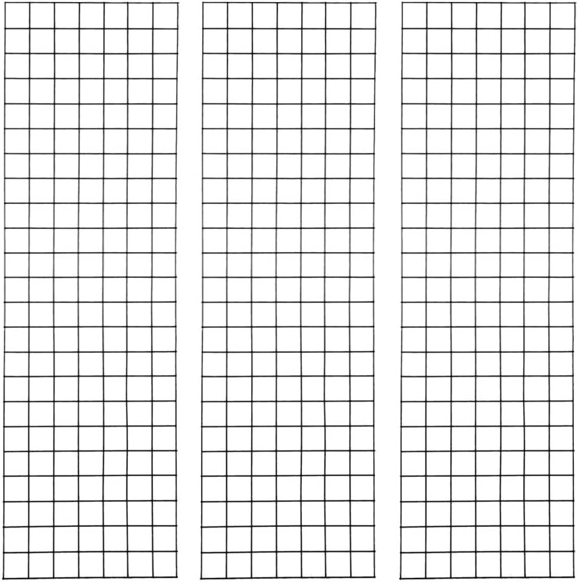 6' x 2' Wire Grid Panel Retail Display Gridwall Wire Grid Wall Display Rack