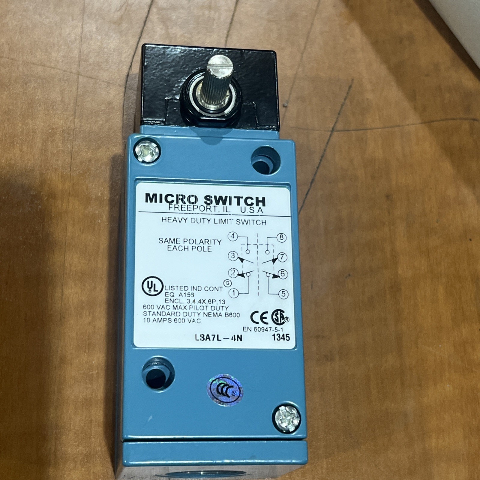 🔥Honeywell LSA7L-4N Micro Switch 10A 600VAC, New, Free Ship🇺🇸