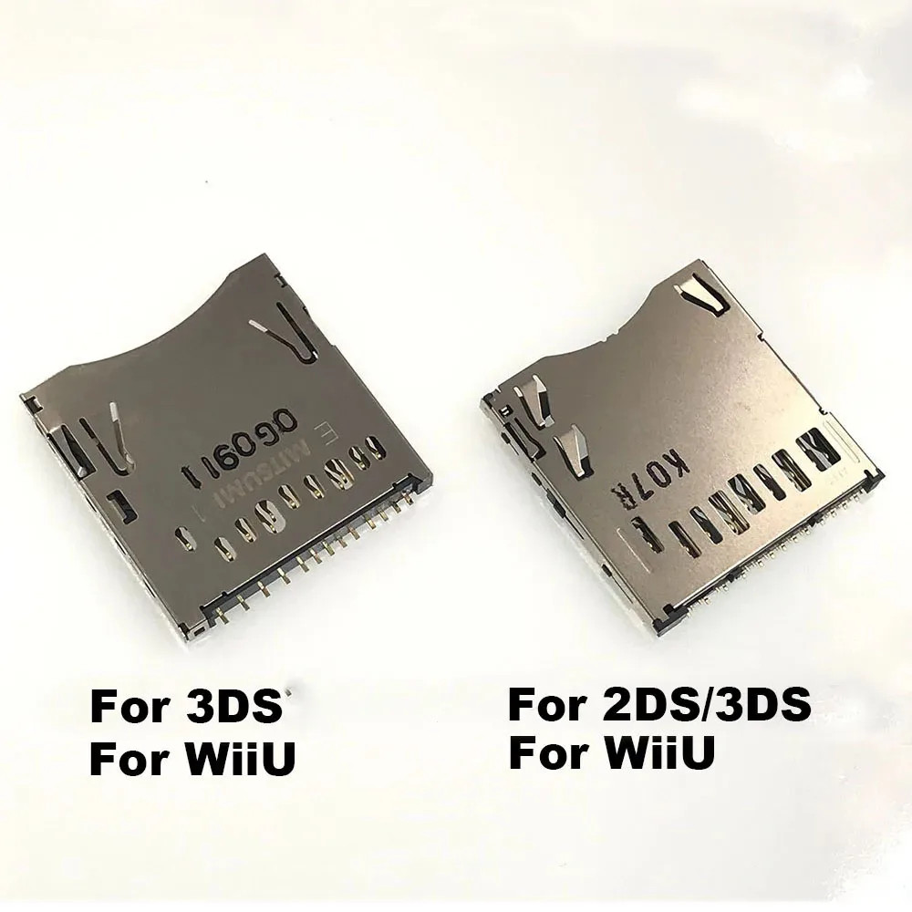 For 3DS SD Game Card Reader Slot Tray Socket Board Connector For 2DS 3DS Console