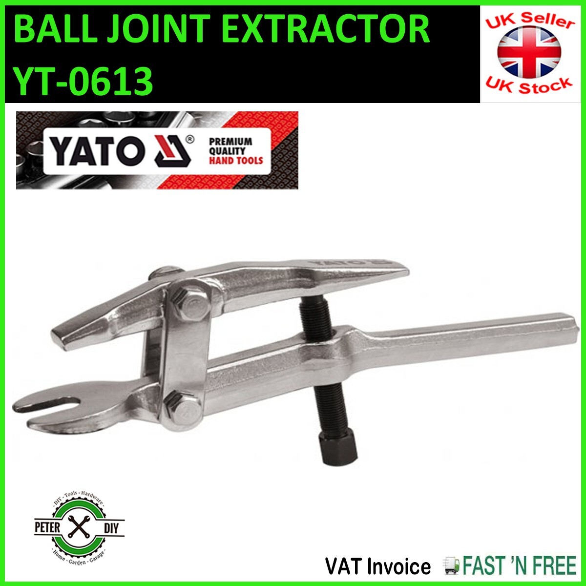 BALL JOINT EXTRACTOR Ejector Spacer Head Squeeze YT-0613 YATO Professional
