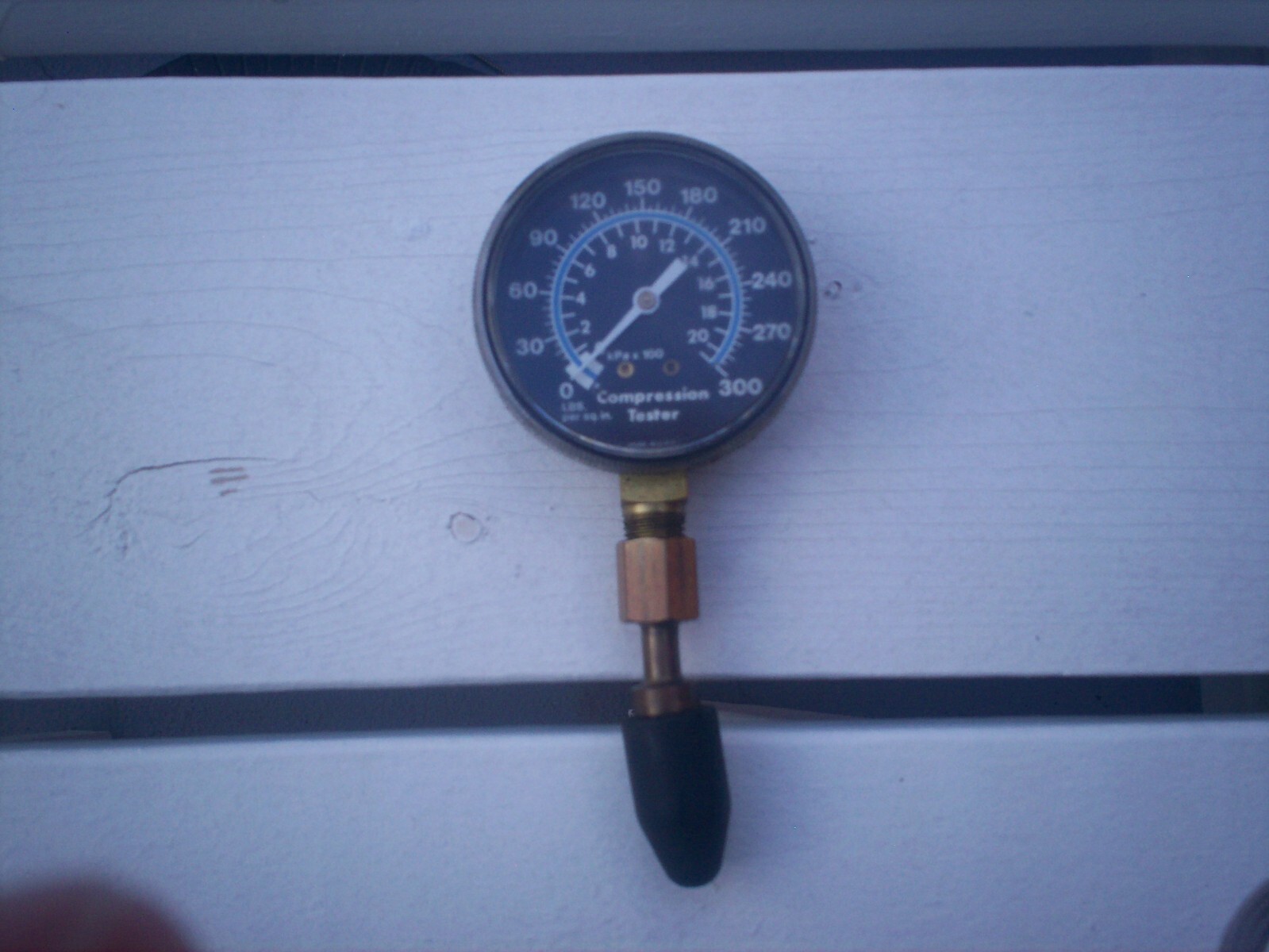 Vintage Compression Tester Made In USA, Auto Part Engine Testing Tool Gauge