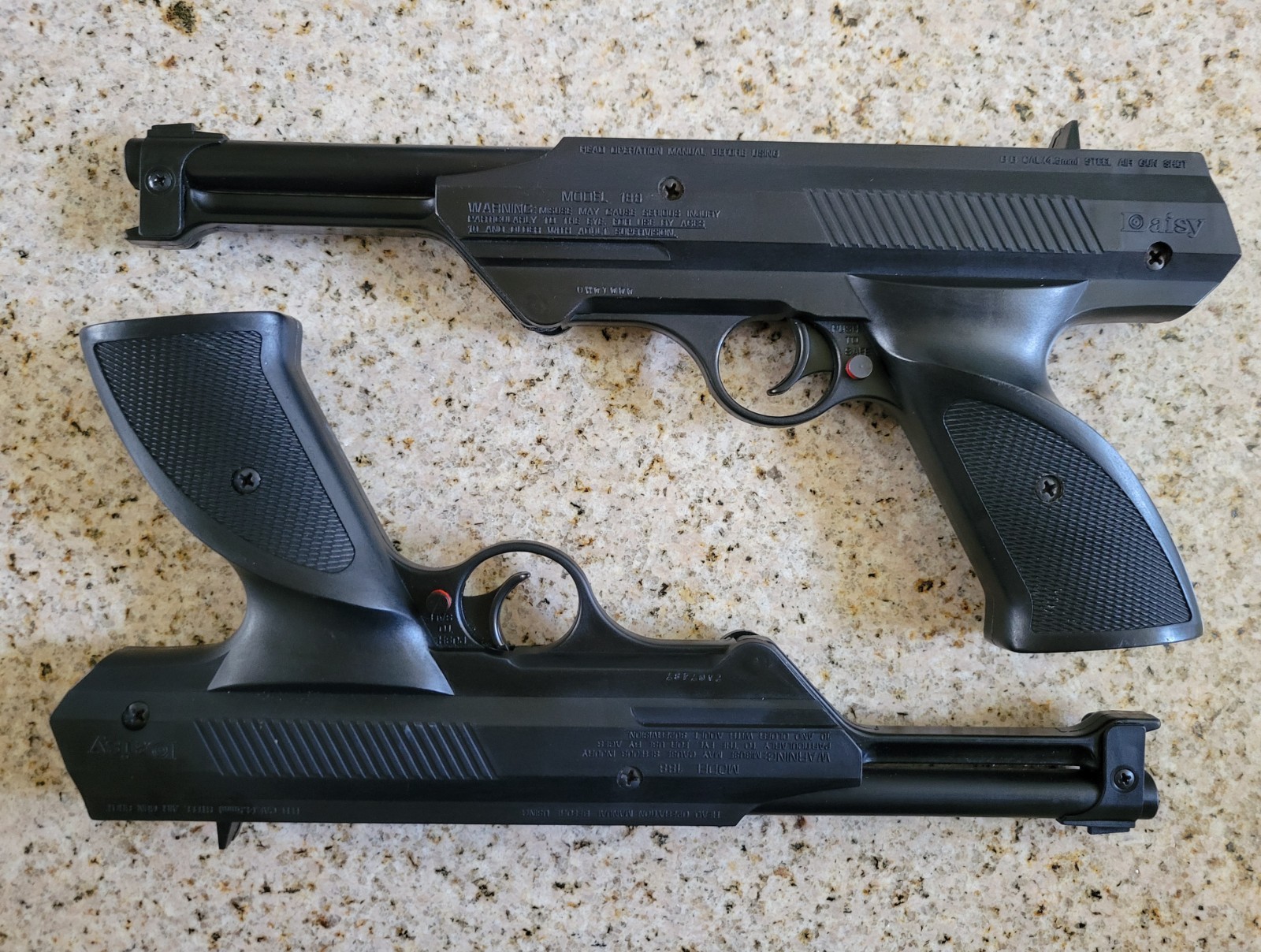 Both Vintage Pistols for $100 Daisy Model 188 .177 BB Air Pistols Pneumatic