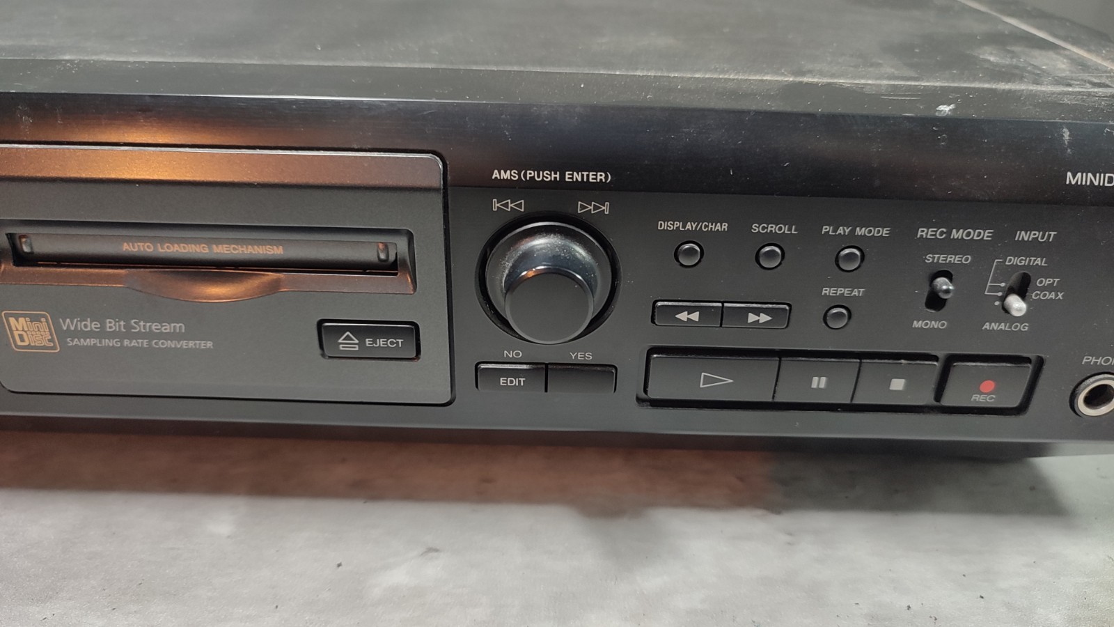 Sony Minidisc Deck MDS-JE510