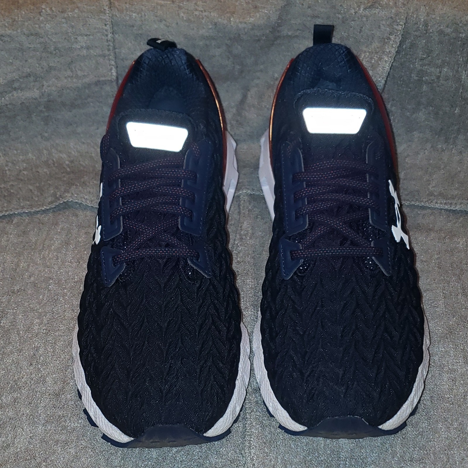 Under Armour UA HOVR Mega 2 Clone Men's Running Shoes Navy/Red US 10.5