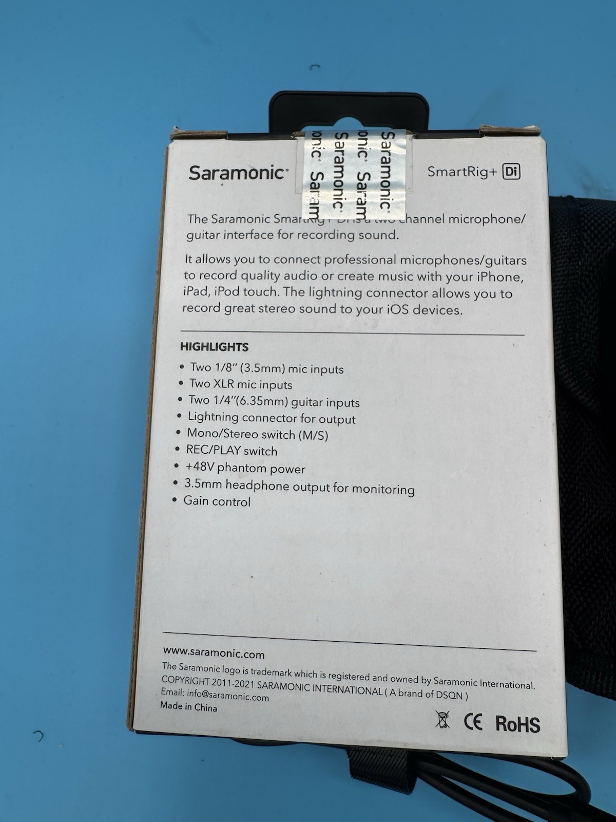 Lot of 2 Saramonic SmartRig+ 2-Channel Audio Interfaces