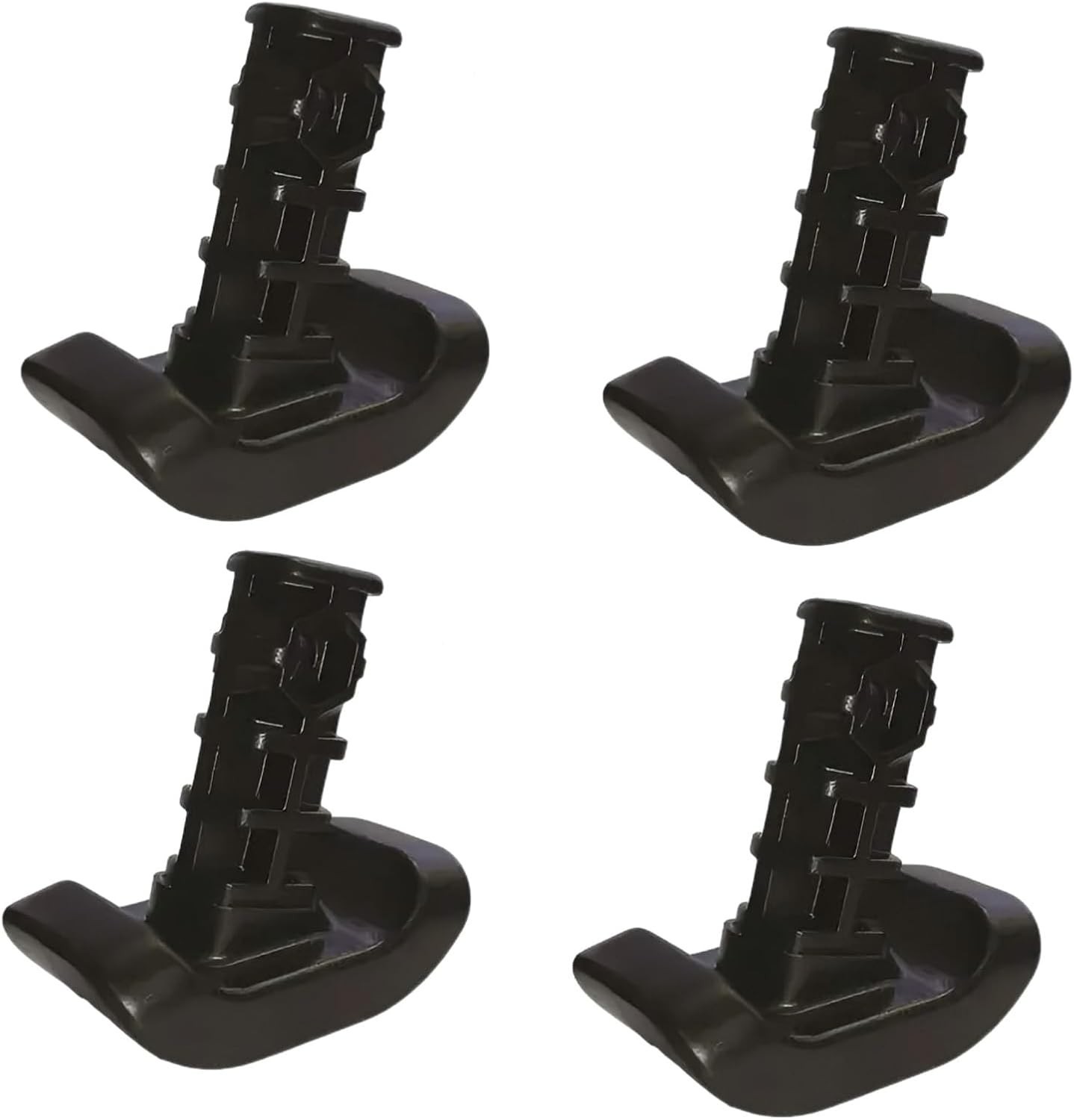 4 PCS Walker Ski Glides 4302 for EZ Fold-N-Go Walker and Able Life Space Saver W