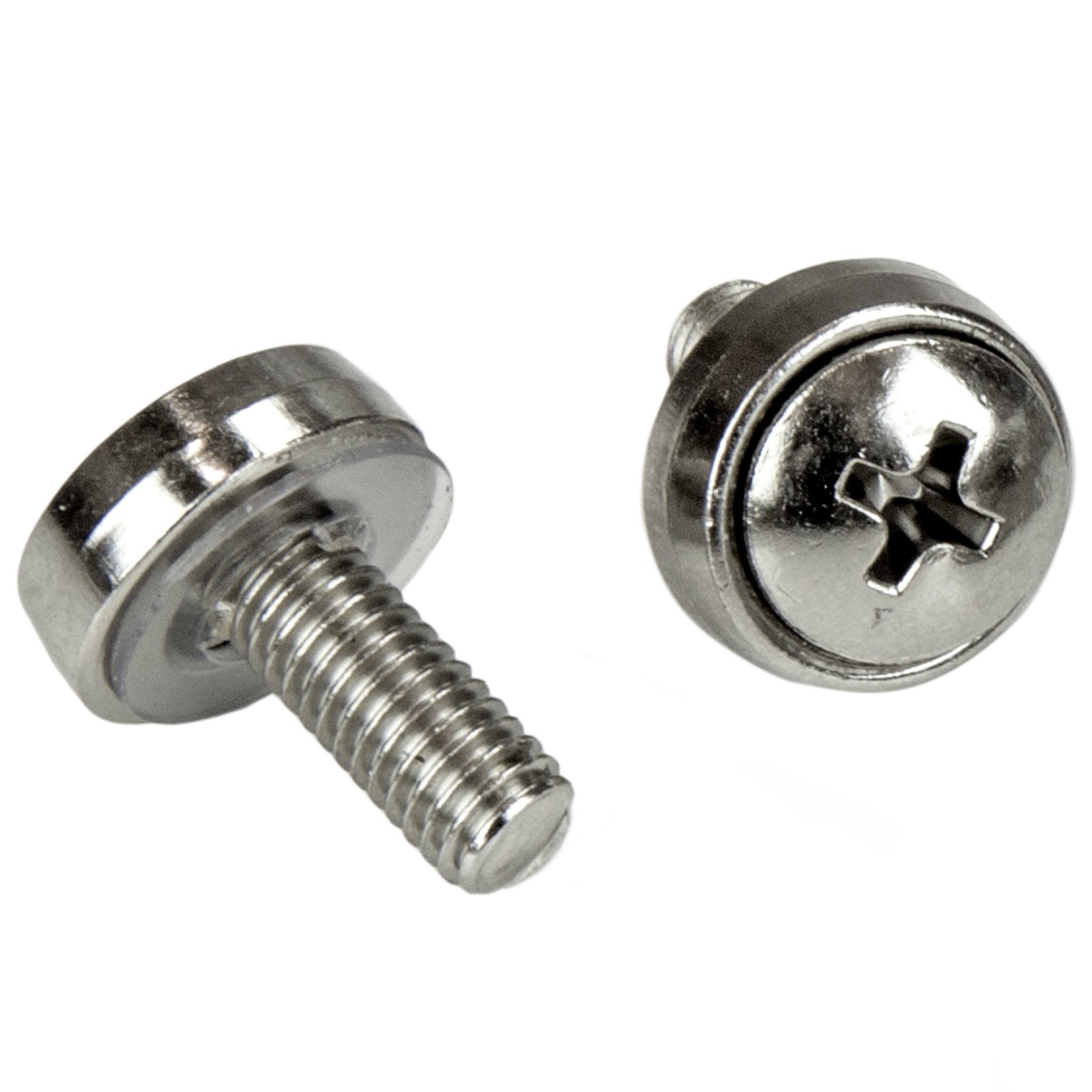 StarTech M5 Mounting Screws and Cage Nuts for Server Rack Cabinet - 50pk