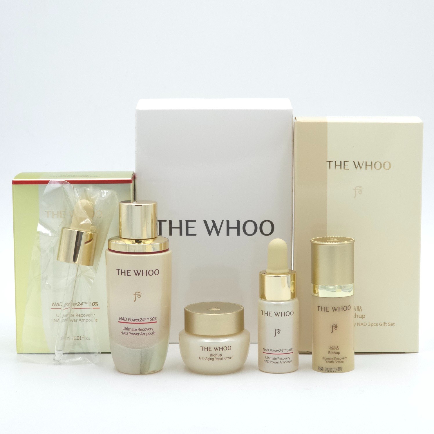 THE WHOO Bichup Ultimate Recovery NAD Power Ampoule 30ml Special Set K-Beauty
