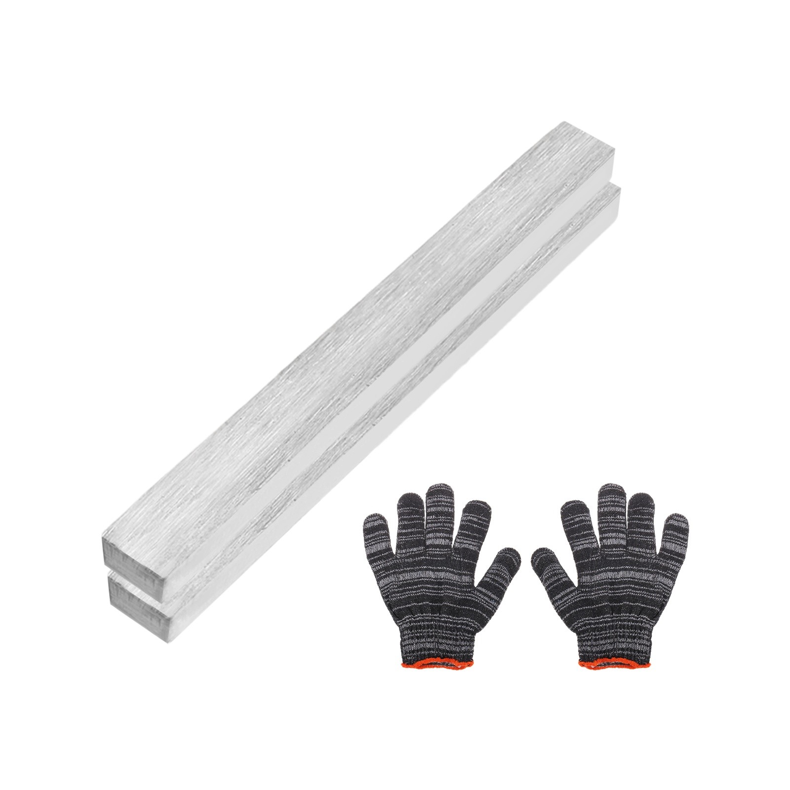 2 Set 304 Stainless Steel Flat Bar 15/64" Thickness 3/8" Width 3-15/16" Long